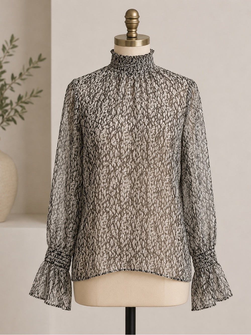 MISA Los Angeles Giana Blouse Size M